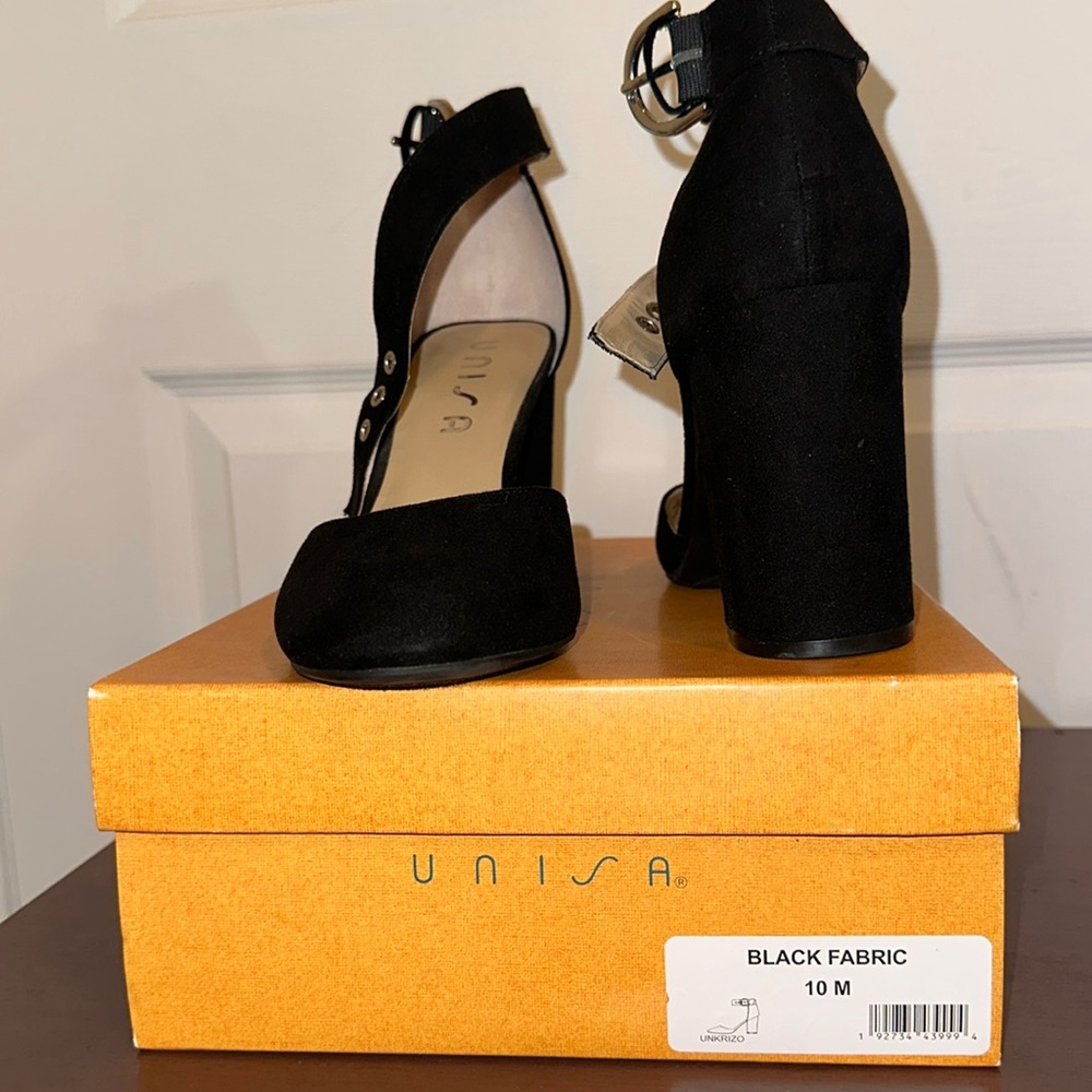 Black Block Heels